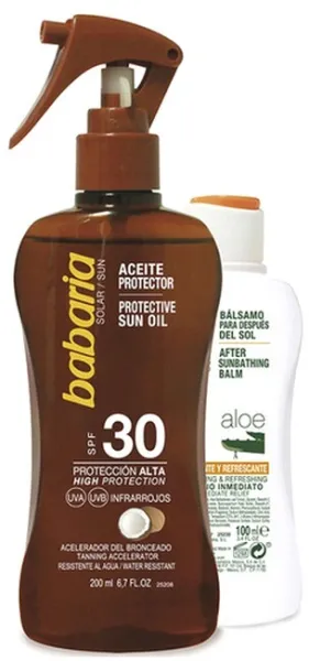 Babaria - Sun Care Set Protective Coconut Oil SPF30 & After Sun