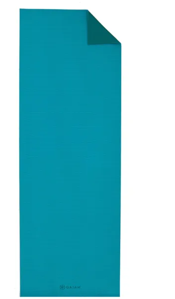 Gaiam Turquoise Sea 2 colour Yoga Mat 3mm